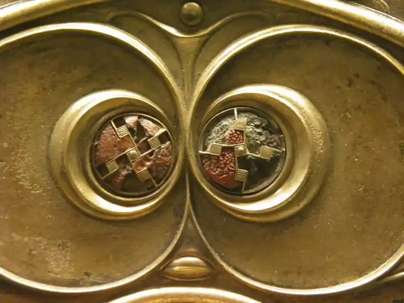 Swastika and solar disc on The Battersea Shield
